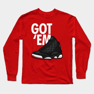 AJ 13 Retro Playoffs Sneaker Long Sleeve T-Shirt